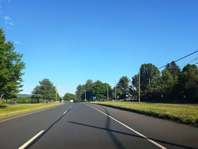 US 22 wb at Old Route 28 and Cushetunk Rest Area, May 2026
