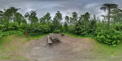 Tettegouche State Park Walk-In Campsite - 360° Photo - Minnesota (48659987192)