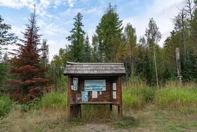 Border Route Trail - Trailhead at McFarland Lake, Arrowhead Trail, Minnesota in Autumn (43981931834)