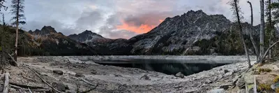 Upper Snow Lake at sunset (11 October 2024) 3