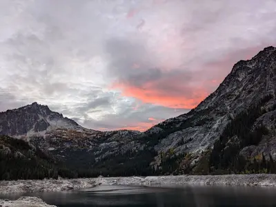 Upper Snow Lake at sunset (11 October 2024) 5