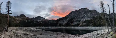 Upper Snow Lake at sunset (11 October 2024) 4