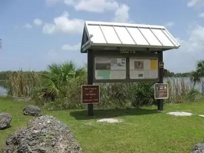 Monument Lake Campground Entrance