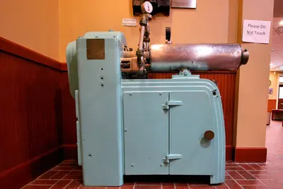 Old Ice Cream Freezer Blue Bell Brenham Texas 2023