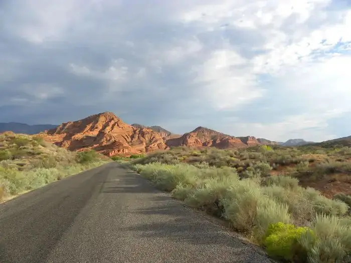 Red Cliffs Campground Road