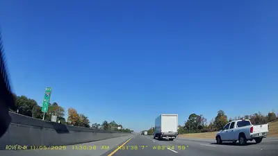 Georgia I75nb MM 75.8 dashcam