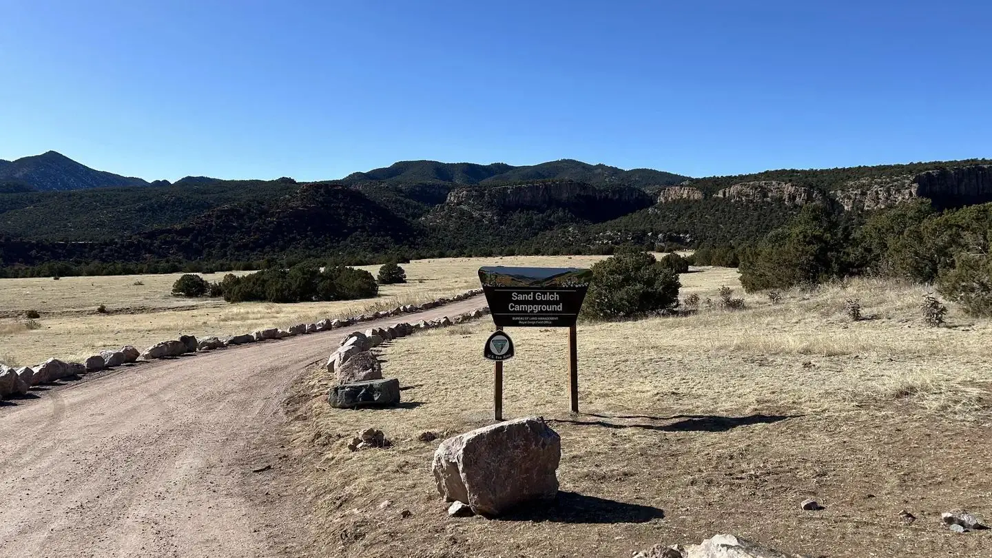 Sand Gulch Campground Entrance