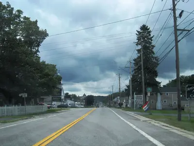 US 20 wb at Bouckville, NY, July 2023