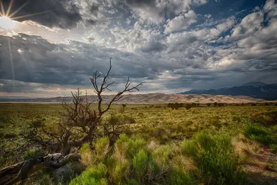 View of the Great Sand dunes - panoramio