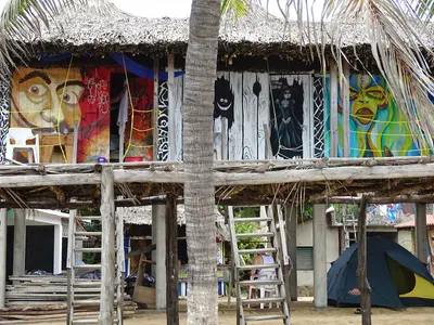 Beachfront Facade - Zipolite - Oaxaca - Mexico - 01 (15562555466)