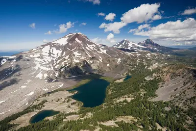 Three Sisters and Green Lakes-Deschutes (23906472146)