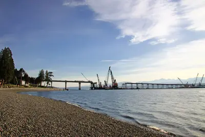 Hood Canal floating bridge in 2009