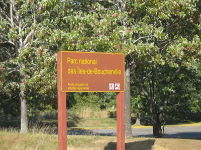 Entrée parc des Îles-de-Boucherville
