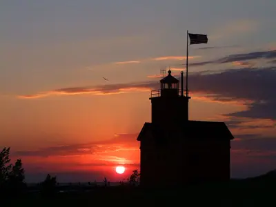 Holland Light House Sunset (4803868360)