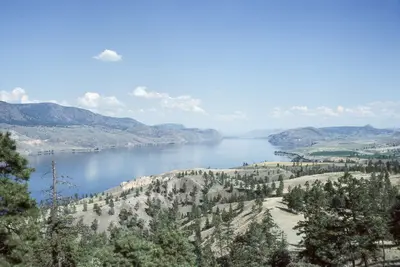 Kamloops Lake - Near Savona, Thompson-Nicola Regional District, British Columbia, Canada - July 1990
