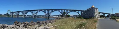 Yaquina Bay Bridge Panorama