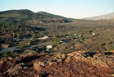 Bird's Eye View of the Lava Flow Campground