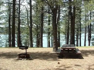 BIG COVE campsite by lake
