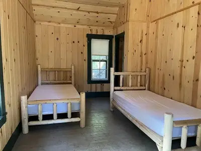Two twin beds