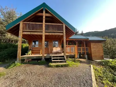 Front view of cabin