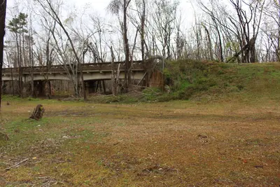 Eastern end of old US 90 bridge, Chattahoochee, Florida