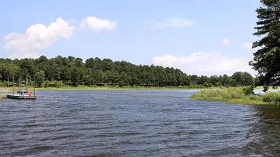 Docks at Martin Creek Lake State Park 2019