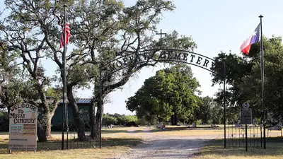 Moffat Cemetery Entrance