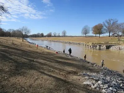 Outlet Channel Fish
