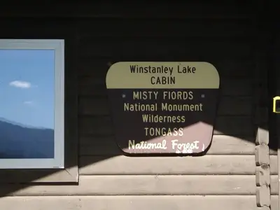 Winstanley lake Cabin entry