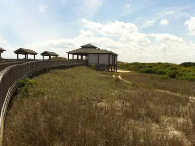 Hammocks Beach State Park June 2014 Walkway Gift shop and Bath House - panoramio