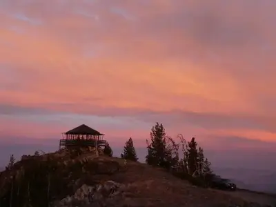 Tyee Lookout Sunset
