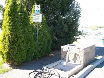 A holding tank dump station in Richland, Washington
