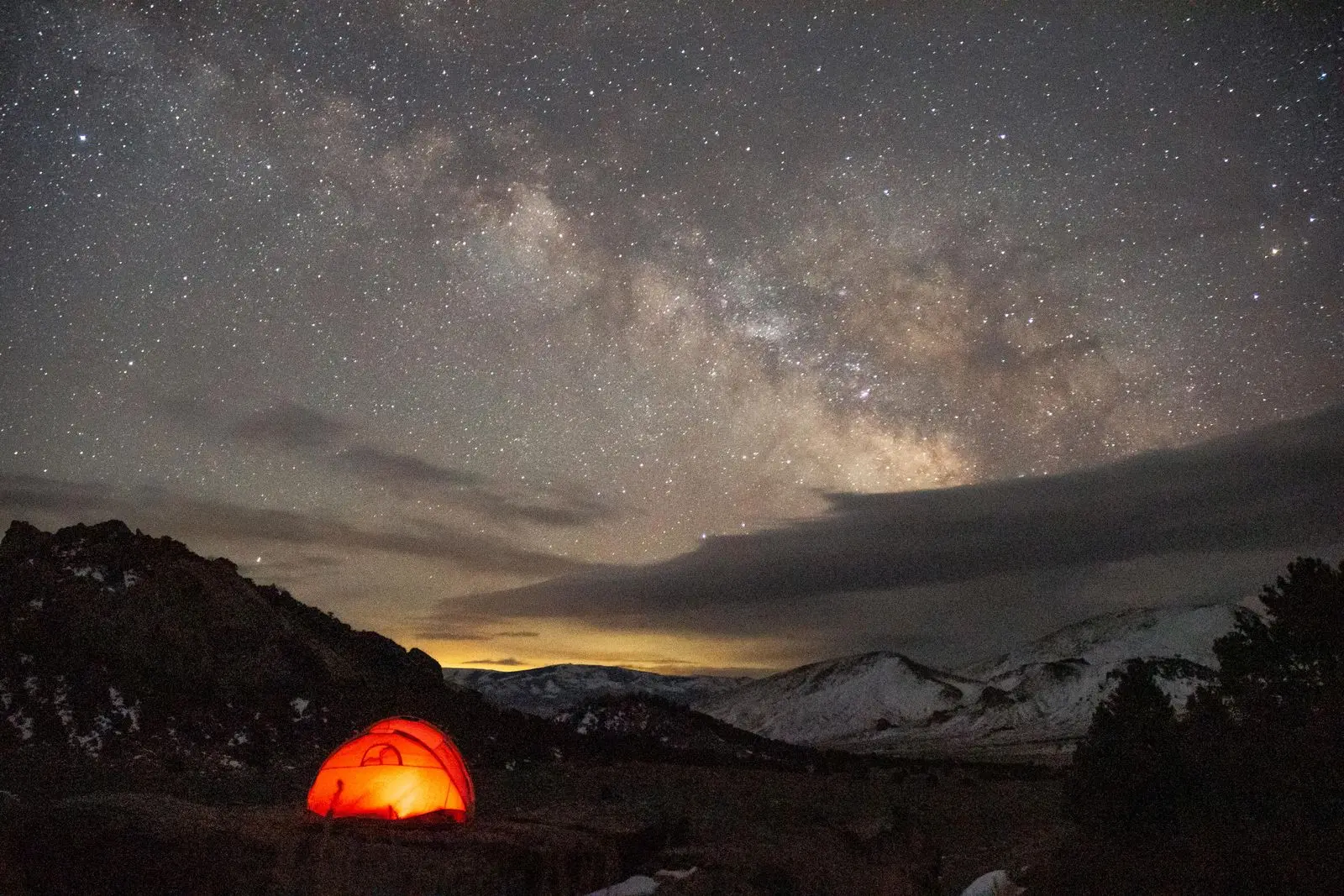 Camping Under the Milky Way