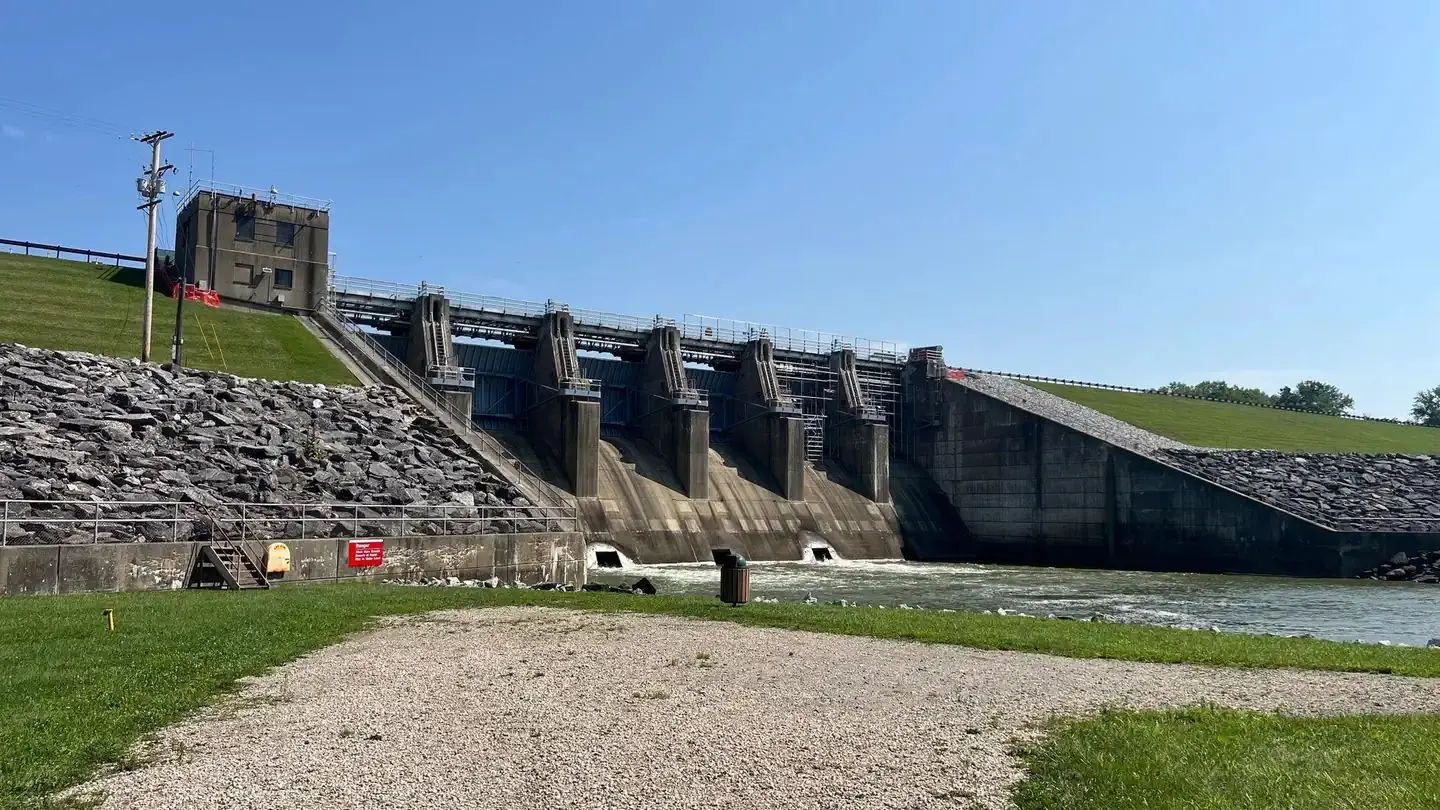 Downstream of Delaware Dam
