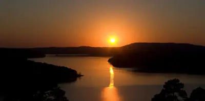 Beaver Lake at sunset