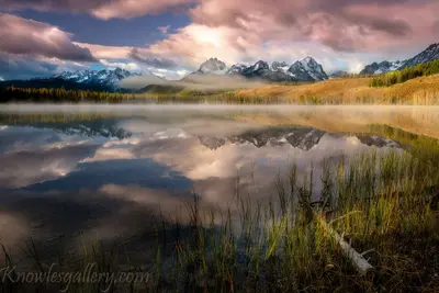 Chuck Knowles - Dramatic sunrise over Little Redfish Lake Idaho - Flickr - Knowles Gallery