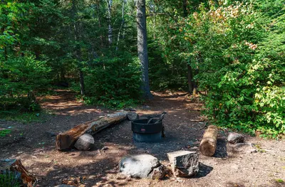 Campsite 4 at George Crosby Manitou State Park in Autumn - Minnesota (45815595071)