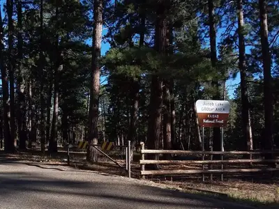Jacob Lake Recreation Area sign