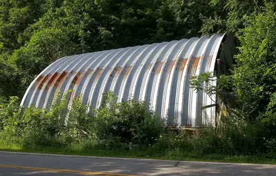 Quonset hut near Phoenicia, NY