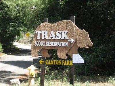 Trask Scout Reservation sign
