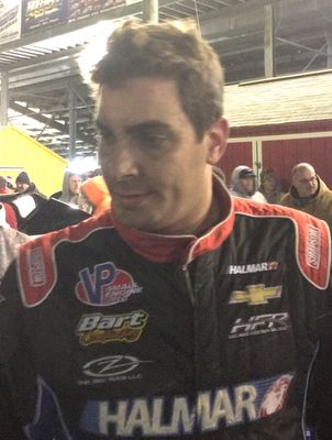 Stewart Friesen at Bridgeport Speedway March 2018 (cropped)