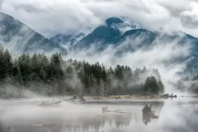 Fog on the San Juan River