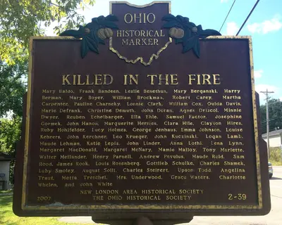 Golden Age Nursing Home - Ohio Historical Marker 2-39 reverse