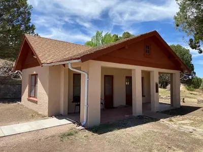 1930's era bungalow with porch.