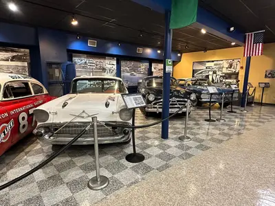 Darlington Raceway Stock Car Museum car lineup