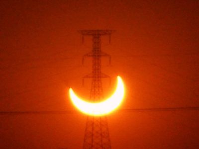 Eclipse de sol 20 de mayo 2012, ciudad Juarez