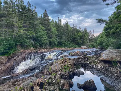 J.T Cheeseman Park Waterfall