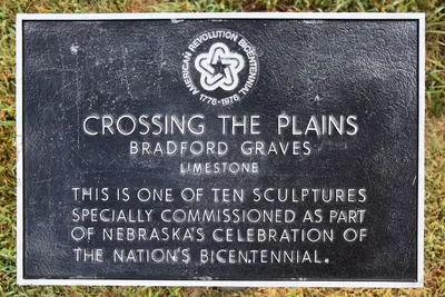 Crossing the Plains York Co NE sign