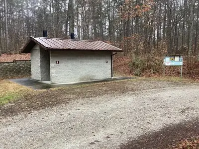 Two vault toilets are located in the campground.