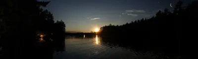 Sunset over Pawtuckaway Lake - panoramio